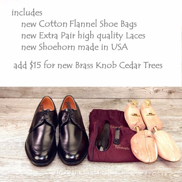 * NIB * $395 Allen Edmonds SLAYTON 9 B Narrow Black * add $15 new Trees main image 12